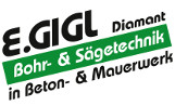 Logo E. Gigl Betonbohr u. Sägetechnik aus Wuppertal